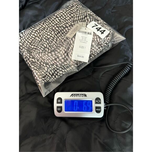 Easywear by Chicos Top Womens Size 1 Brown White Wavy Mazy Ballina Pullover NWT - Picture 8 of 9